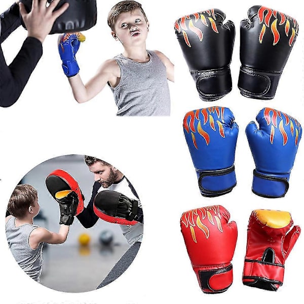 Boxhandskar för barn Boxhandskar Boxhandskar för barn PU Boxhandskar Elementär boxning