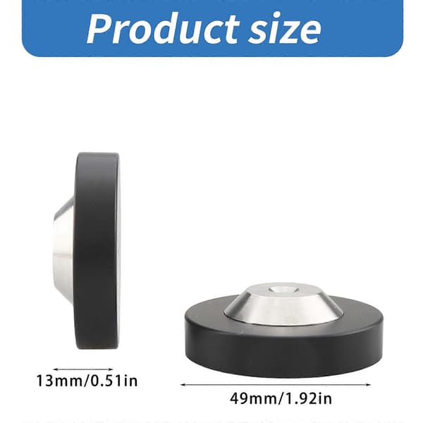 39mmx13mm Højttaler Spikes Base Pad, Sæt med 4 Isolationsfødder Forbedrer Lydrespons
