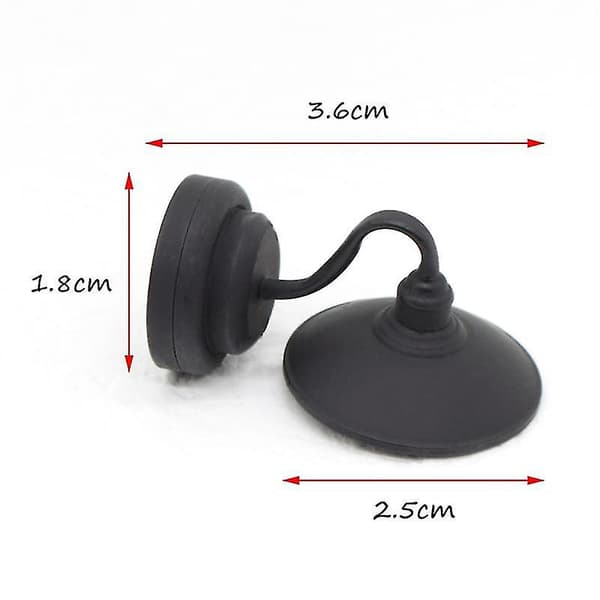 1:12 Miniature LED-lampe lys med afbryder til dukkehus stue boligindretning tilbehør