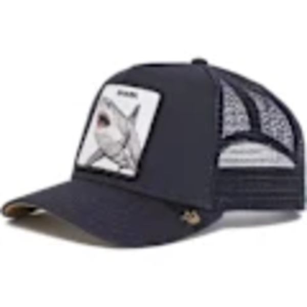 Mesh dyrebroderet hat Snapback hat Haj haj