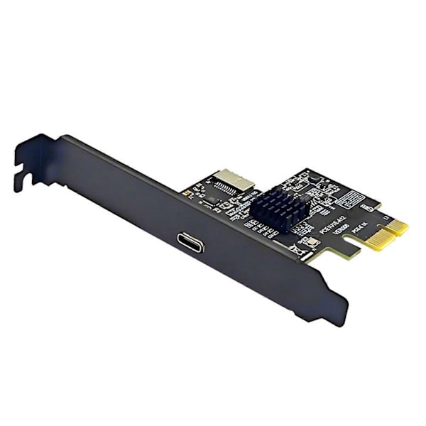 Työpöydän päivitykset PCIE X1 - USB3.2 Gen2 Type C -laajennuskortti 10 Gbps:n tiedonsiirrolla ASM3142-sirun työpöytäsovitin