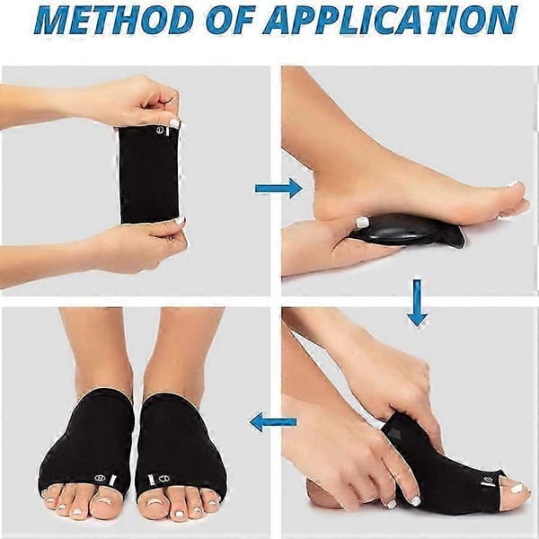 Fotvalvsstöd (2-par) - Stöd för Plantar Fasciit - Unisex