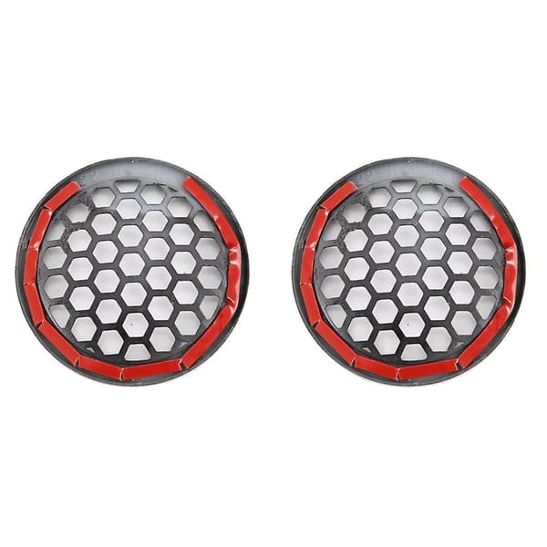 2PCS Bilinredning Högtalarlistskydd Kolfiberfärg för Dolphin