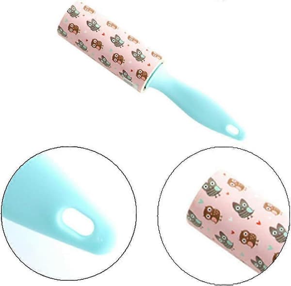 Mini bärbara luddrullar, rivbara klibbiga luddrullar för damm, tar bort kläder, husdjurshår