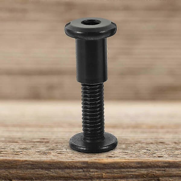 5 Sett Bindeskrue M6x25 Bolt Hette Mutter Forsenket Belte Tønne Mutter Kobling