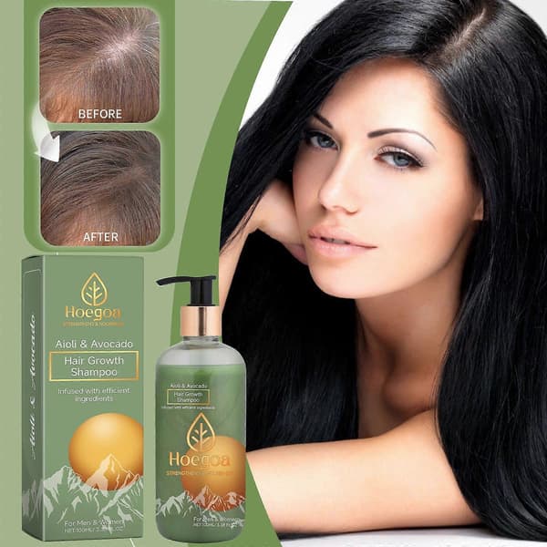 Avocado Shampoo til Stærkt, Fugtet, Elastisk Hår Naturlig & Skånsom 100ml