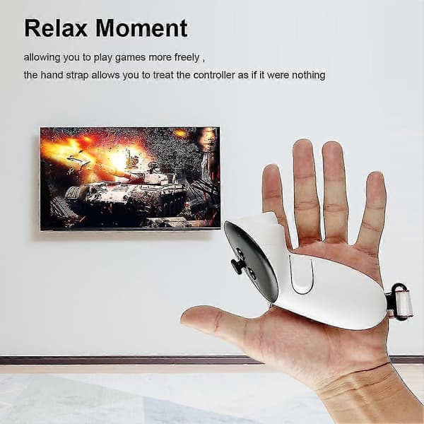 Bundle Batteridæksel Udskiftningssæt Kompatibelt Meta Quest 3 Controller Tilbehør Justerbare Aktive Stropper Spænde Linseklud Joystick Caps