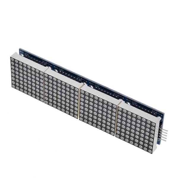 MAX7219 Dot Matrix Modul 8x8 Fælles Katode LED Display 5V 4-i-1 med DuPont Ledninger Kabel til DIY Projekter A