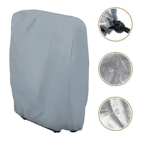 Skyddande överdrag, fällstolsskydd, trädgårdsmöbler, UV-skydd - B 71 * H 110 cm - grå