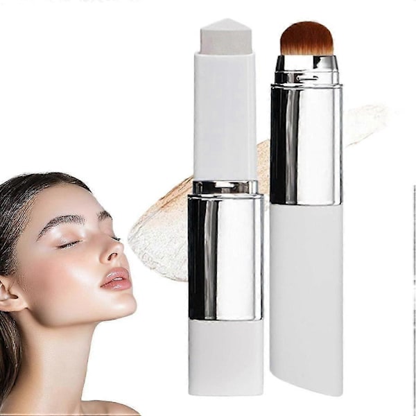 Blanc Cover Cream Stick V - Färgskiftande foundationstick med borste, smink concealer stick för ansikte, långvarig - Full till medium täckning bas Ma light