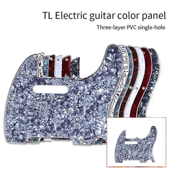 TL Plektrumskydd Gitarrdelar för US Standard 8 Skruvhål TL Gitarr Plektrumskydd, E