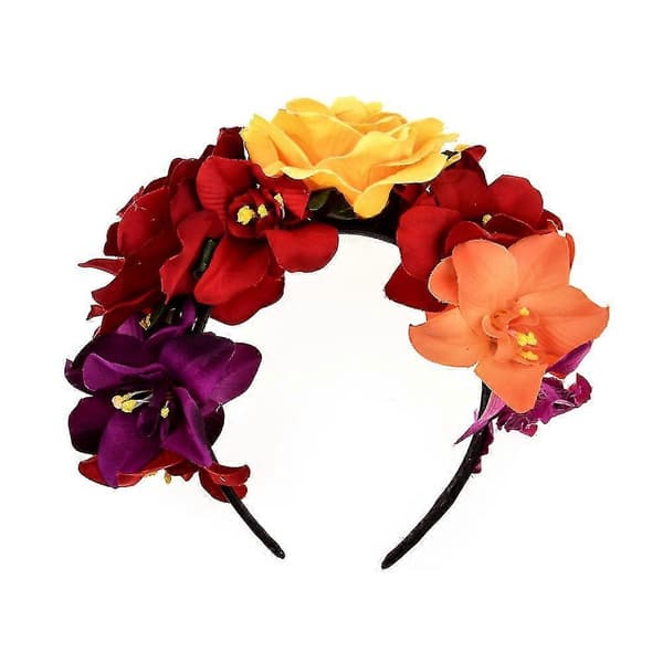 Halloween rosenblomst pandebånd, De Dødes Dag krans