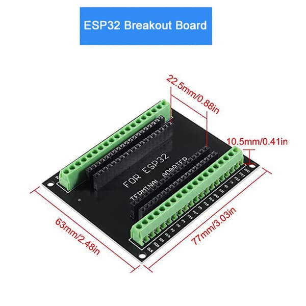 ESP32 Breakout Board GPIO ESP32S ESP32 Kehityskortti ESP-WROOM-32