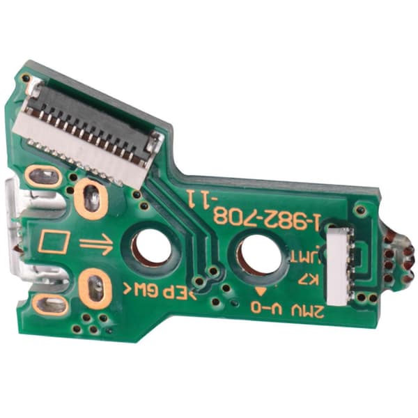 USB-ladeportkort for -055 PS4-kontroller med 12-pinners flekskabel
