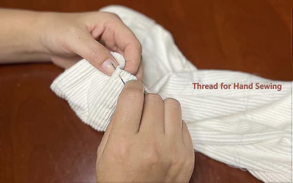 Universaltråd Polyester 3 Hvid 3 Sort, 365 Meter Hver Med 16 Nåle Til Håndsyning, Og Tråd Til Quiltning, Lapning, Symaskiner