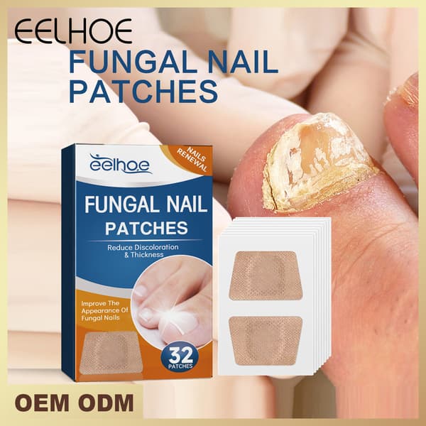 Nagelbehandlingsplåster, nagelreparationsplåster, nagelsvampbehandling
