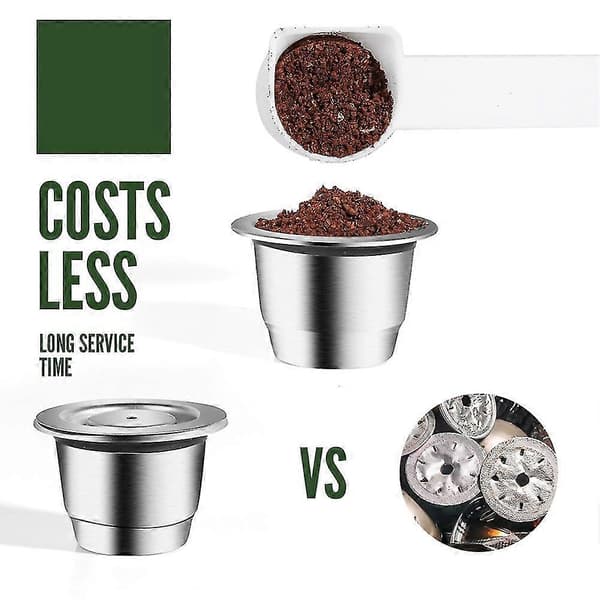 Til genanvendeligt Cafissimo kaffekapsel filter i rustfrit stål, kaffekapsel egnet til Cafissmi