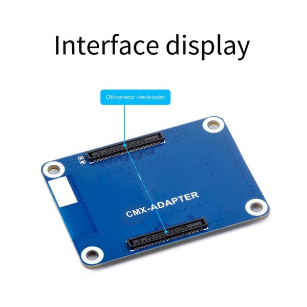 Compute Module 4 til RPi CM4-kompatible grænseflader Beskytter forlænger stiklevetiden