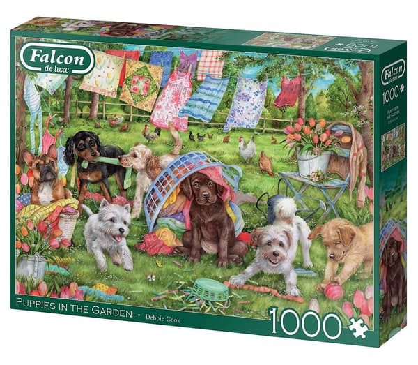 Falcon Deluxe Pennut puutarhassa palapeli (1000 palaa)