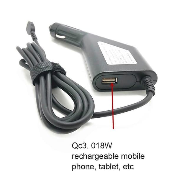 65W USB Typ C Universell Bärbar Dator DC Billaddare Strömadapter för 5V 12V Snabbladdning 3.0