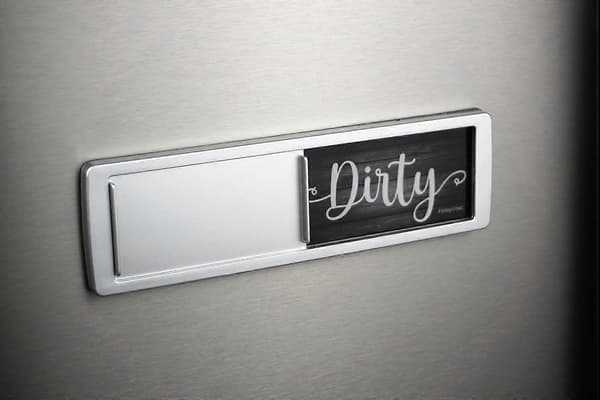 Diskmaskinsmagnet Ren Smutsig Skylt, Stark Magnet för Diskmaskin, Universell Skylt Siver