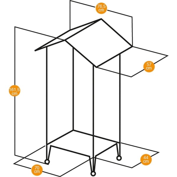 FERPLAST Nota Aviary - 161,5 cm