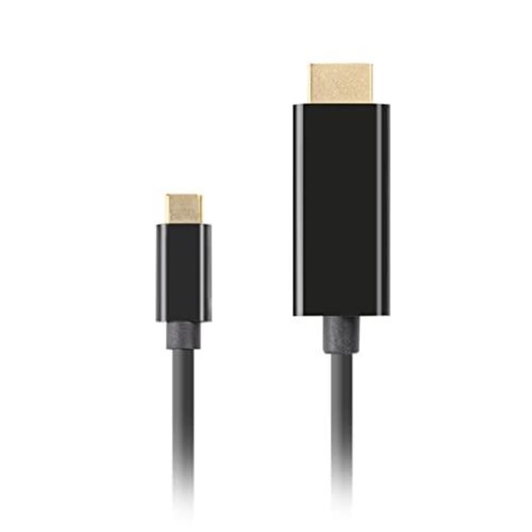 LANBERG-KABEL USB-C(M)->HDMI(M) 0,5M 4K 60HZ SVART