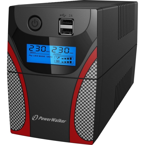 PowerWalker VI 800 STL Line-Interactive 0,8 kVA 480 W 2 AC pisto