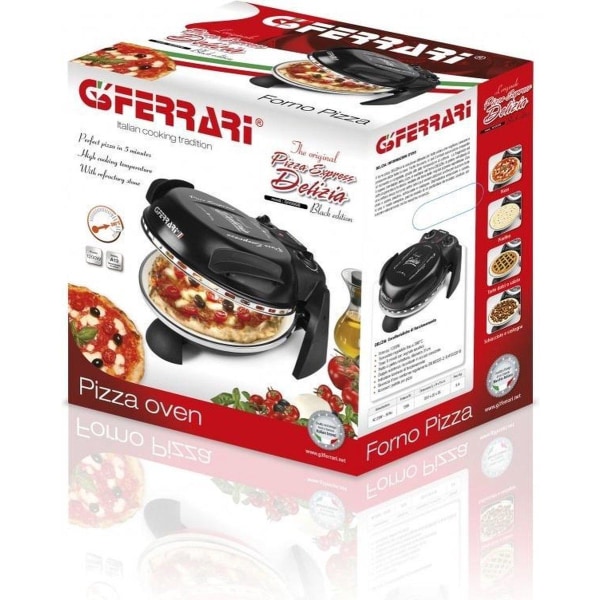 G3 Ferrari Delizia pizzamaskine/ovn 1 pizza(r) 1200 W Sort Black