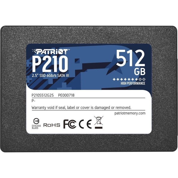 Patriot Memory P210 2,5" 512 GB Serial ATA III