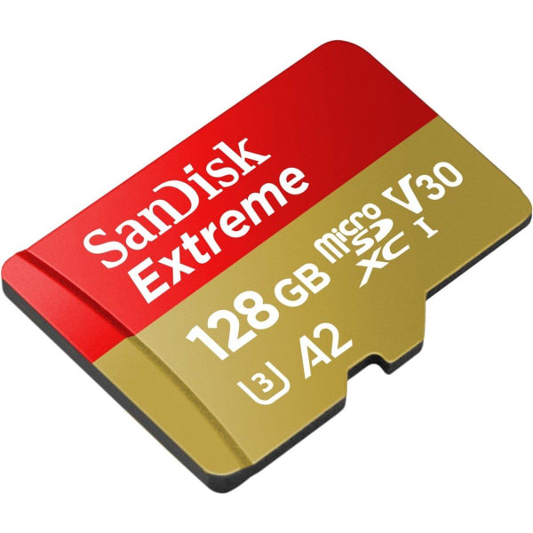 SanDisk Extreme 128 GB MicroSDXC UHS-I klass 10