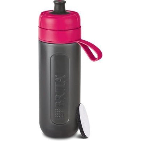 Filterflaska Brita Fill&Go Active 600 ml Sports (rosa) Svart