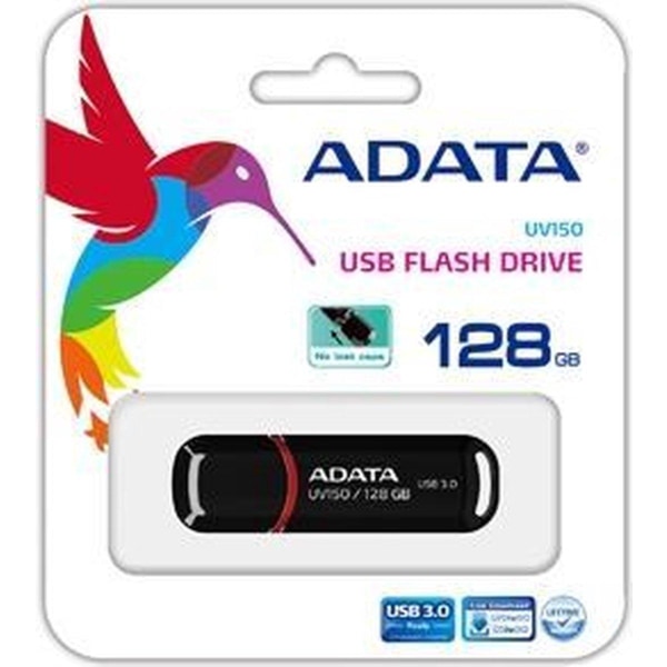 ADATA AUV150-128G-RBK USB-flashdrev 128 GB USB Type-A 3.2 Gen 1