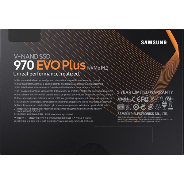 Samsung 970 EVO Plus M.2 250 GB PCI Express 3.0 V-NAND MLC NVMe