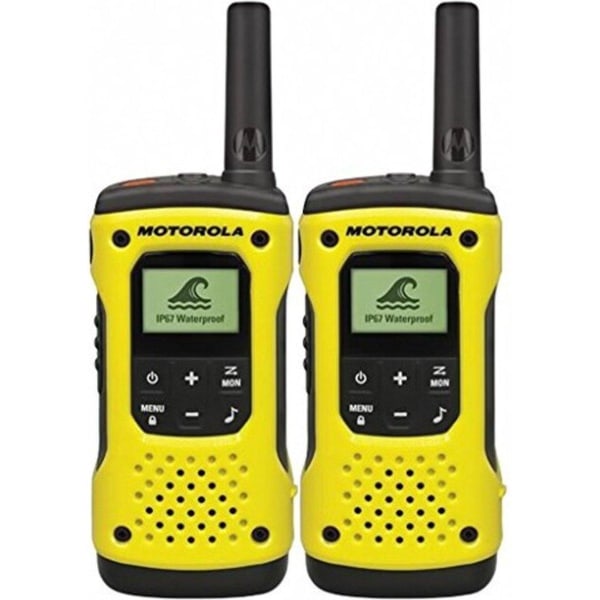 MOTOROLA RADIOTELEFON T92 H2O walkie-talkie 16 kanaler Sort, gul f202 |  Fyndiq