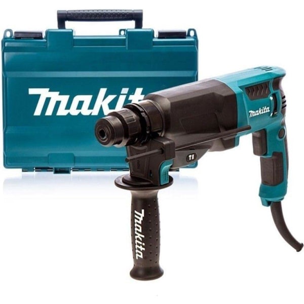 Makita HR2630 SDS-plus Combi hammer i kuffert - 800W - 2,4J Black