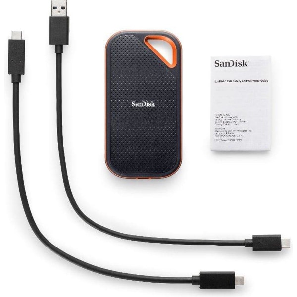 SanDisk Extreme Pro Portable SSD - Extern SSD - 2 TB / 2 000 Mbp