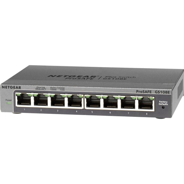 NETGEAR GS108E Managed Gigabit Ethernet (10/100/1000) Sort