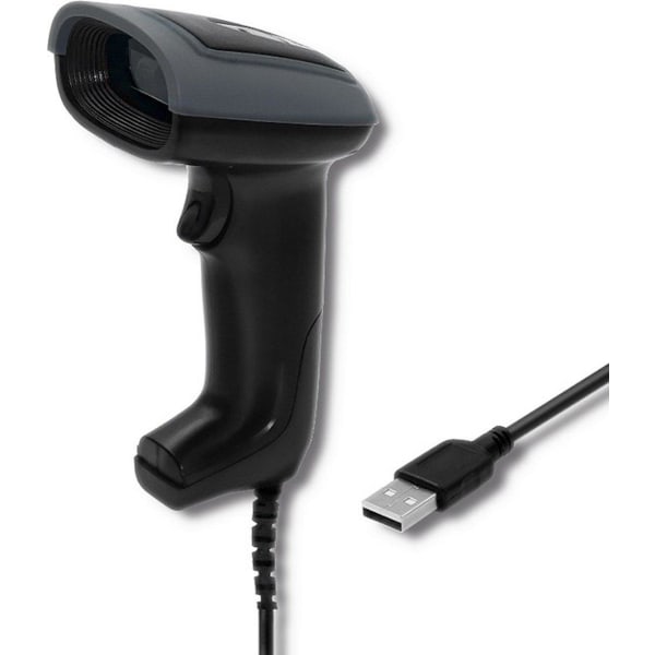Qoltec 50863 Kabelforbundet QR & STREGKODE Scanner | USB