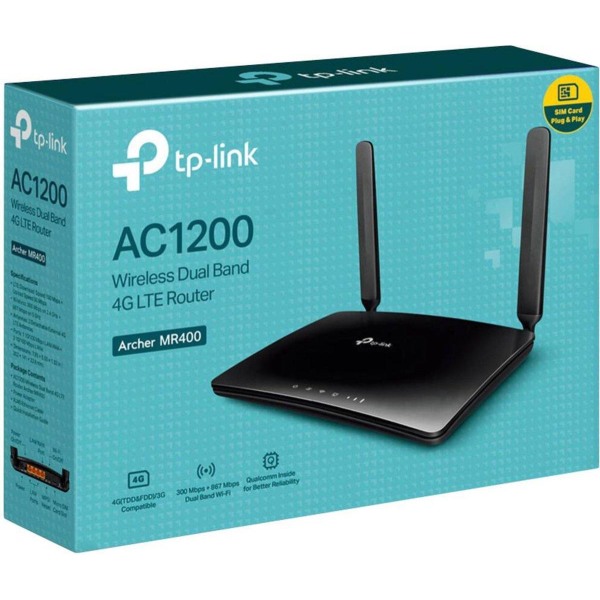 TP-Link AC1200 trådlös Dual Band 4G LTE-router