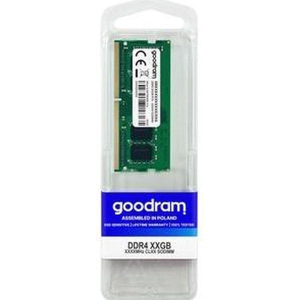 Goodram GR3200S464L22S/8G muistimoduuli 8 Gt 1 x 8 Gt DDR4 3200