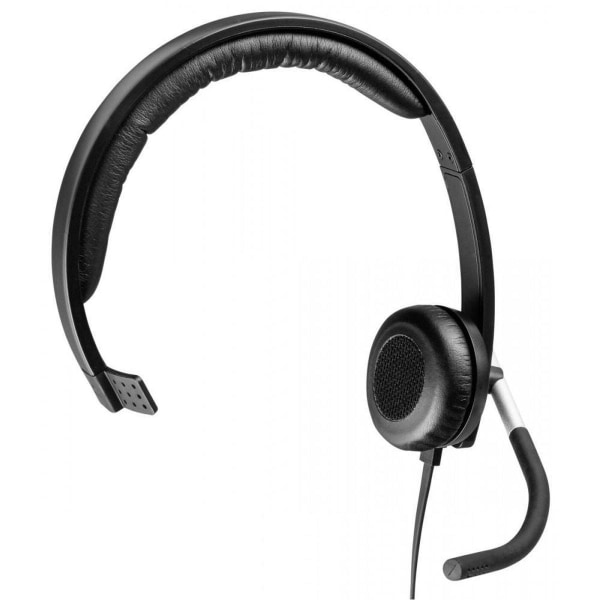 Logitech USB-headset Mono H650e Pannband Svart, Grå