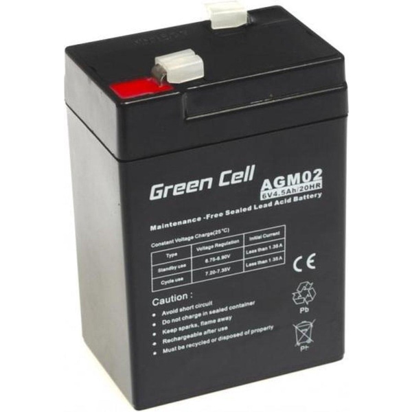 Green Cell AGM02 UPS-batteri förseglad blysyra (VRLA)