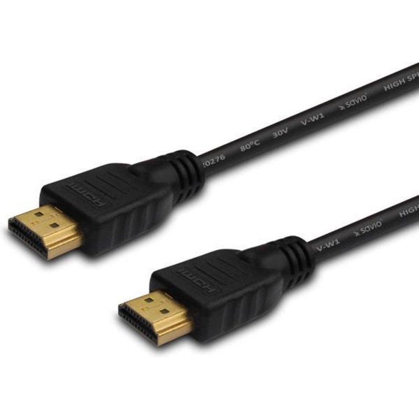 Savio CL-38 HDMI-kaapeli 15 m HDMI Type A (Standard) Musta