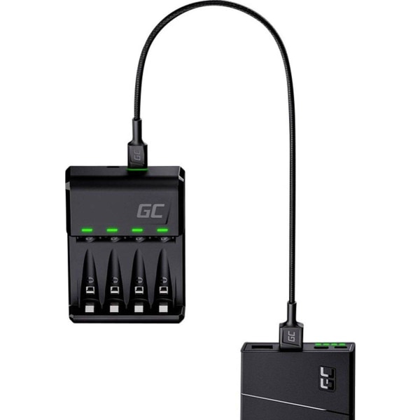 Green Cell GC VitalCharger Kotitalouden akku USB Black