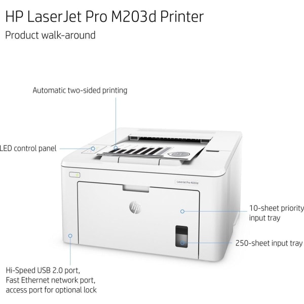 HP LaserJet M203dw - Laserprinter