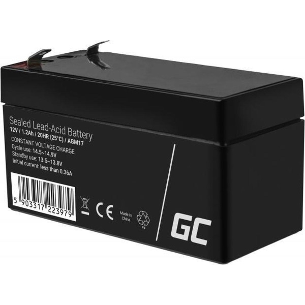 Green Cell AGM17 UPS batteri forseglet blysyre (VRLA) 12 V 1,2 A