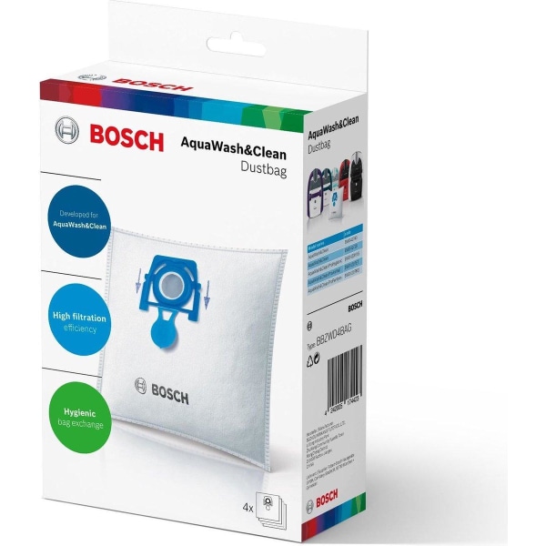 Bosch BBZWD4BAG vakuumtillbehör/tillbehör Cylindervakuum dammpås Svart