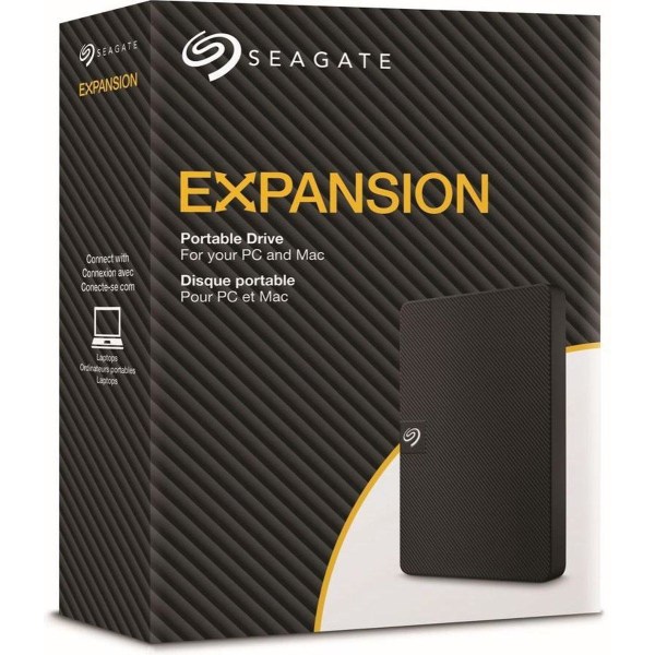 Seagate STKM1000400 ekstern harddisk 1000 GB Sort