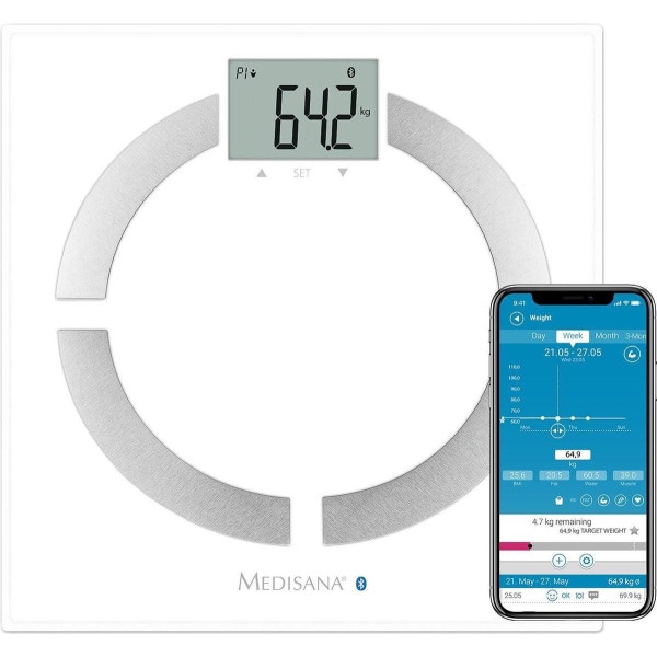 Medisana BS 444 Hvid Elektronisk personlig vægt